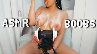 ASMR Erotic Porno Ear Massage Tits on Ears Dirty Talking Cream