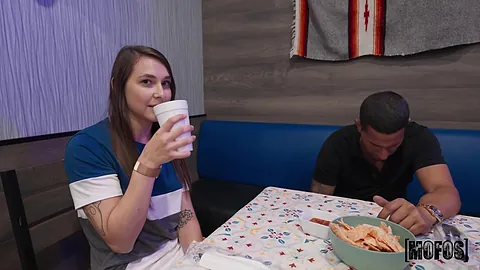 Cici Shellz Gets Fisted & Fucked at the Mex Restaurant