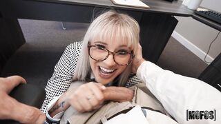 Work Drama Ends with Katee V’s Pussy Getting Stretched Mofos