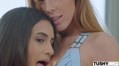 TUSHY Gorgeous duo Holly & Vanessa have hot anal threesome