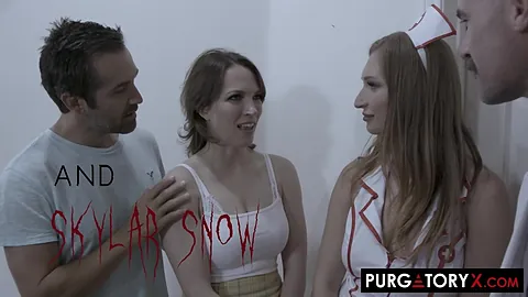 Lily Love & Charles Dera in a wild clinic clinic session with explosive pregnant wife orgasm