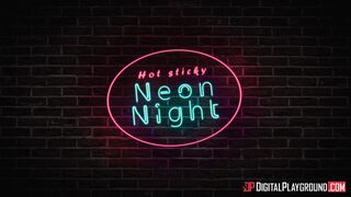 Hot Sticky Neon Night Danni Rivers, Damon Dice Digitalplayground