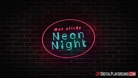 Hot Sticky Neon Night Danni Rivers, Damon Dice Digitalplayground