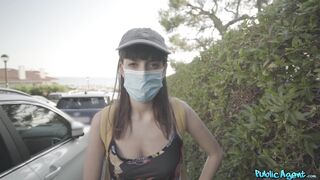 Spanish Babe Removes Mask for Cock Caomei, Juan Lucho - FakeHub