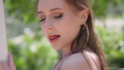 Throated Laney Grey Is Orally Fixated Robby Apples Laney Grey