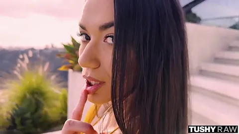 Tushyraw Tiny Beauty Sawyer Takes A Huge Cock In Her Tight Ass Sawyer Cassidy & Vince Karter