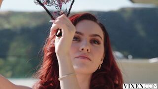 Vixen Knockouts Octavia And Freya Have Intense Threesome Octavia Red, Freya Parker & Christian Clay