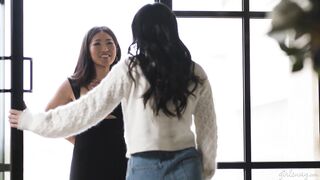 Jennie Rose and Lulu Chu get naughty in this steamy lesbian scene from Girlsway