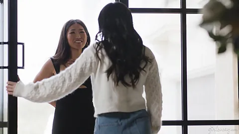 Jennie Rose and Lulu Chu get naughty in this steamy lesbian scene from Girlsway