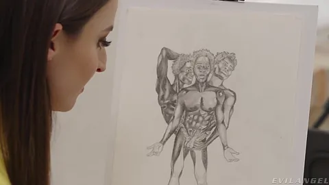 Amirahadaraartistic5-On-1dporgy Amirah Adara Aaron Rock