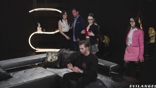 Sierrahannahelenaorgy Fun Dp David Perry Helena Valle