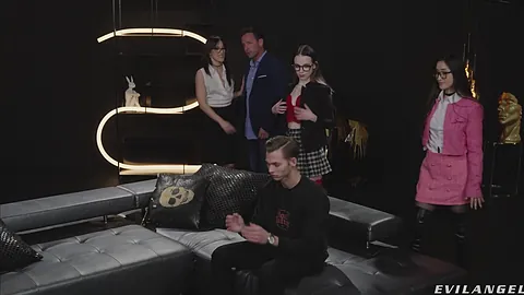 Sierrahannahelenaorgy Fun Dp David Perry Helena Valle