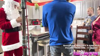 Stepson goes wild with Queen Rogue & her dirty talk & dirty moves