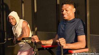 Watch Kay Carter and Mazee dominate and stretch each other's pussy in a hot cuckold session