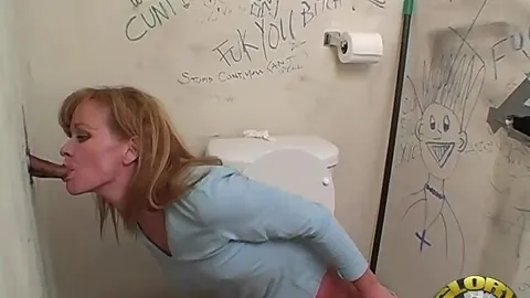 Strawberry gets a messy facial after getting pounded in public with a wall to suck on