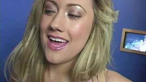 Gwen Diamond gets a messy facial in public after a steamy anonymous blowjob