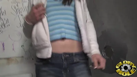 Janie Jones gets a messy facial after a public fuck and swallow session