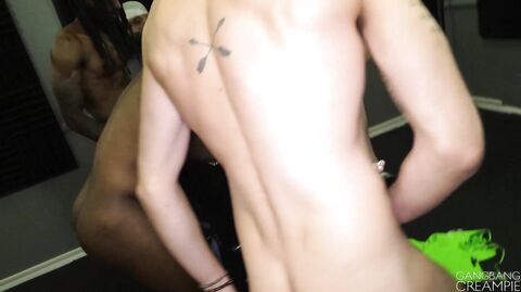 Raw breeding gangbang ends with a messy creampie for all!