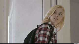 Watch Ricky Johnson & Haley Reed take turns deepthroating a huge black cock and getting a messy creampie