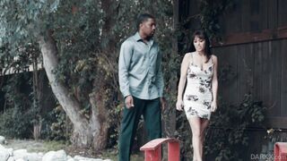 Isiah Maxwell dominates Alana Cruise in hardcore interracial sex with rough deep anal and creampie