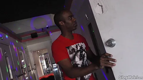 Barbie Sins gives a sloppy blowjob and gets glazed in glory hole Scene