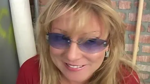 Watch this hot babe get her mouth and pussy filled with gloryhole Scene