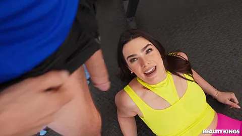 Gym Routine Turns Raunchy Ivy Ireland, Scott Nails