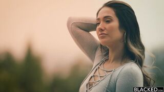 Eva Lovia gets her Asian pussy licked & fucked hard in Catching Up