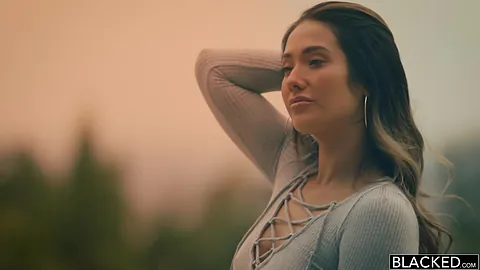 Eva Lovia gets her Asian pussy licked & fucked hard in Catching Up