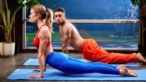 Fit Yoga MILF Rides College Cock - Air Thugger, Barbie Feels