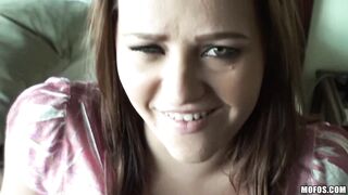 Alisa Ford's tight ass gets destroyed in rough anal action with a cumshot surprise