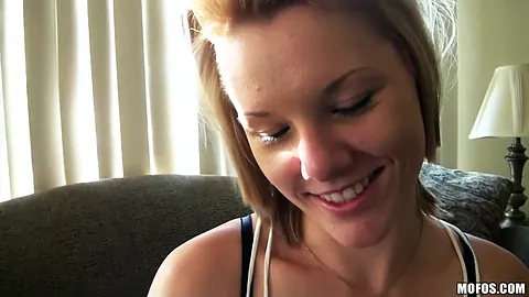 Sierra gets her pussy pounded in public by Mofos & gets a hot load inside