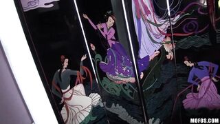 Kennedy gets her pussy pounded in public & takes a messy creampie