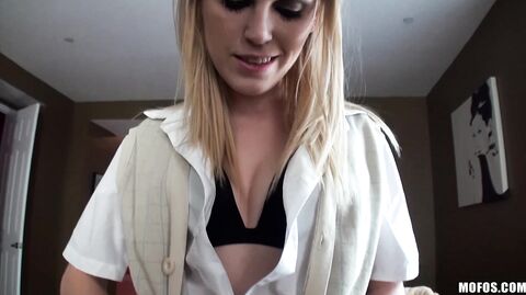 Amanda Bryant gets her tight pussy pounded in public like a pornstar