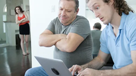 Kelsey Kage gets her stepbrother's dick from behind - a taboo roleplay