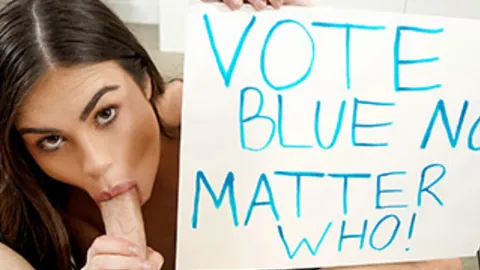 Veronica Valentine teases her stepbrother with tight young pussy & roleplay fantasy