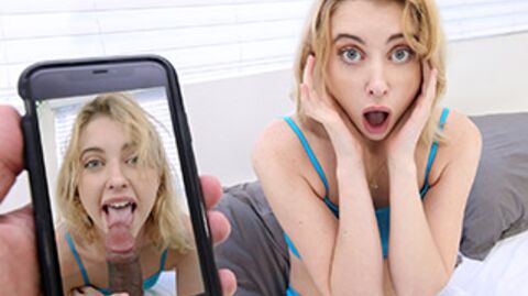 Chloe Cherry gets caught in the act & punished with dirty POV sex