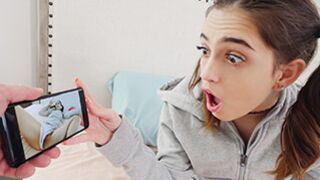 Brooke Haze gets her wet pussy pounded in a taboo roleplay fantasy