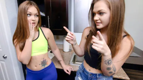 Joey & Sami get naughty in a steamy home video - Win while you're twins!