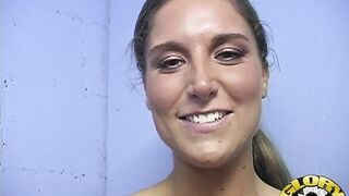 Jayma Reid gets a messy finish in public POV with deep throat, cum in mouth, and facial finish