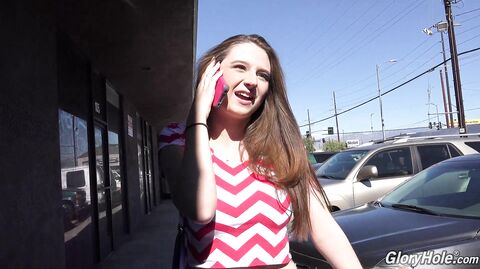 Elektra Rose gets down and dirty in public POV with messy finish and dick sucking