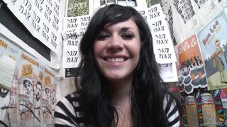 Andy San Dimas goes wild with stealing in this freaky threesome with music & goth girls