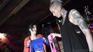 Alexxa Vice dominates and teases Alexxas Spit Soaked Anal with her kinky play and spit-soaked skills