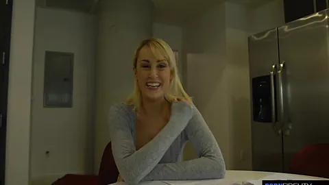 Maxim Law & her kinky lover take turns deepthroating & deep fucking in wild threesome action