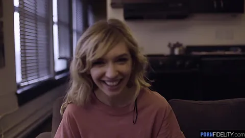 Mackenzie Moss seduces & fucks hard for a cumshot in EP804, BTS