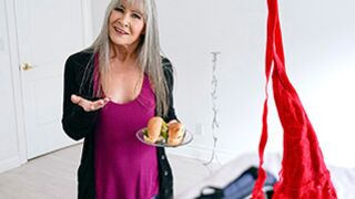 Leilani Lei satisfies her naughty desires with a mature yard game