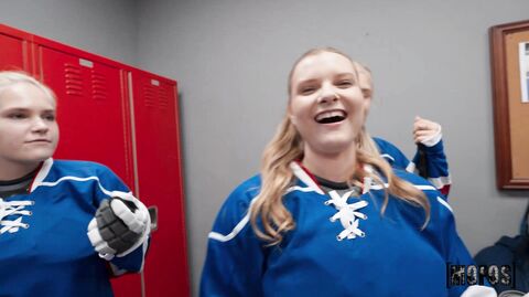 Watch Harlow West & Lucas Frost's petite latina pussy get pounded in a locker room frenzy