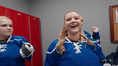 Watch Harlow West & Lucas Frost's petite latina pussy get pounded in a locker room frenzy