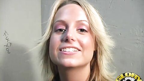Nicky Hilton's sloppy POV deep throat and cumshot in public at Dfxtra
