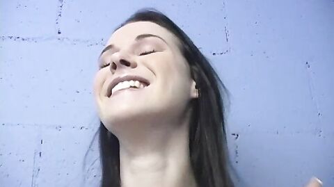 Elsa Jean goes wild on a huge dick in public & gets a messy facial